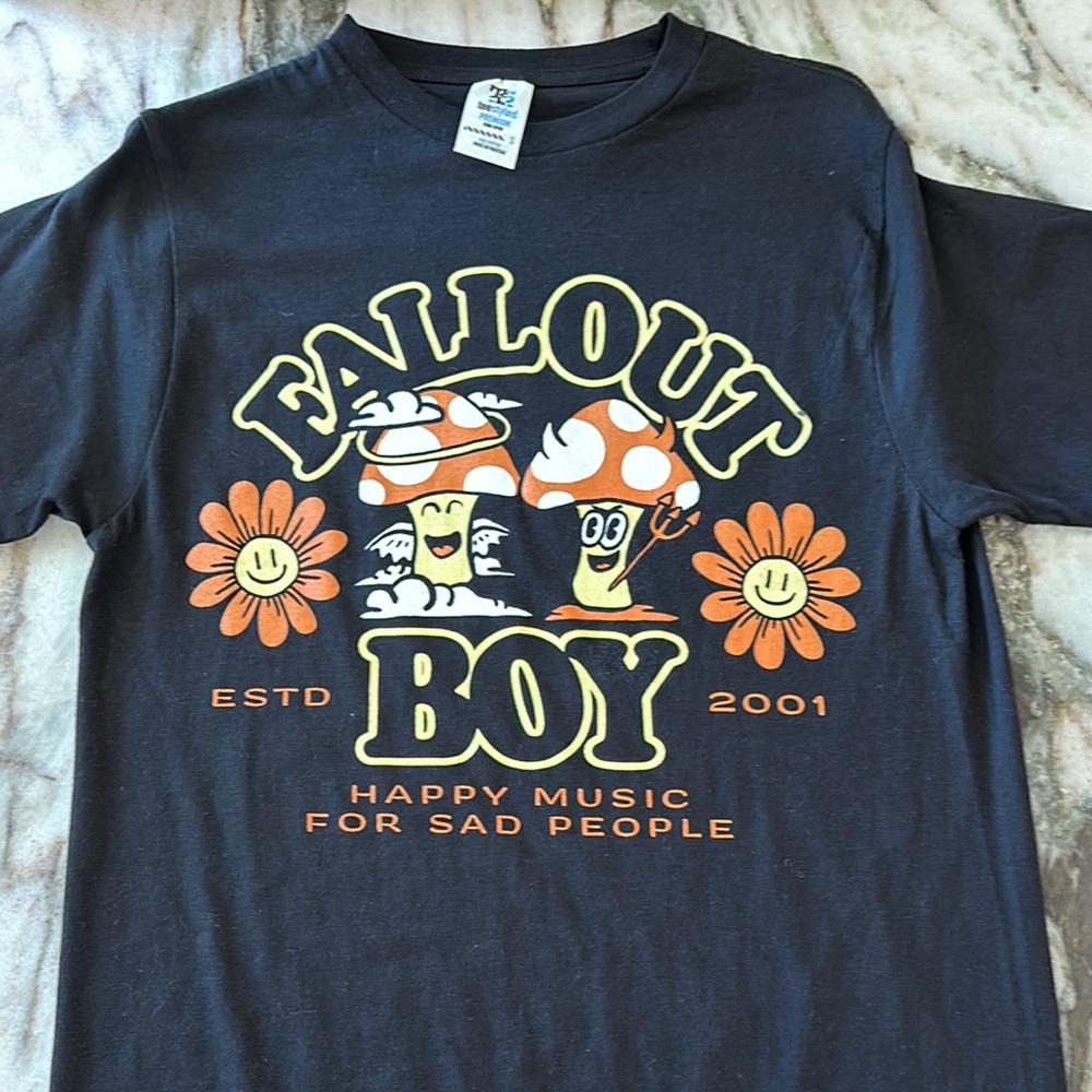 Adult Graphic T-Shirt - Black and Orange